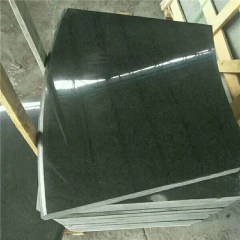 Polished Black basalt tiles